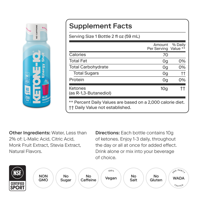 Load image into Gallery viewer, Ketone-IQ+ NO Caffeine Shot - 3 bottles