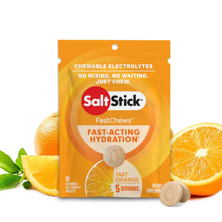 Load image into Gallery viewer, SaltStick Fastchews Tart Orange 10 per pack