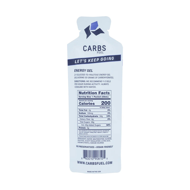 Load image into Gallery viewer, Carbs Fuel Original 50g Energy Gels