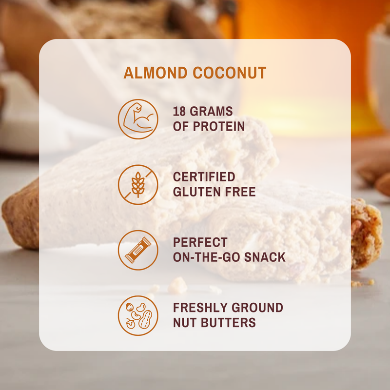 Load image into Gallery viewer, G2G Protein Bar - Almond Coconut Box of 8