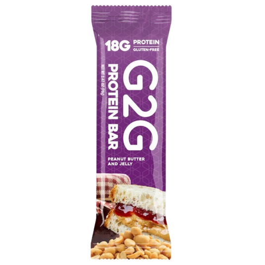 G2G Protein Bar - Peanut Butter & Jelly Box of 8