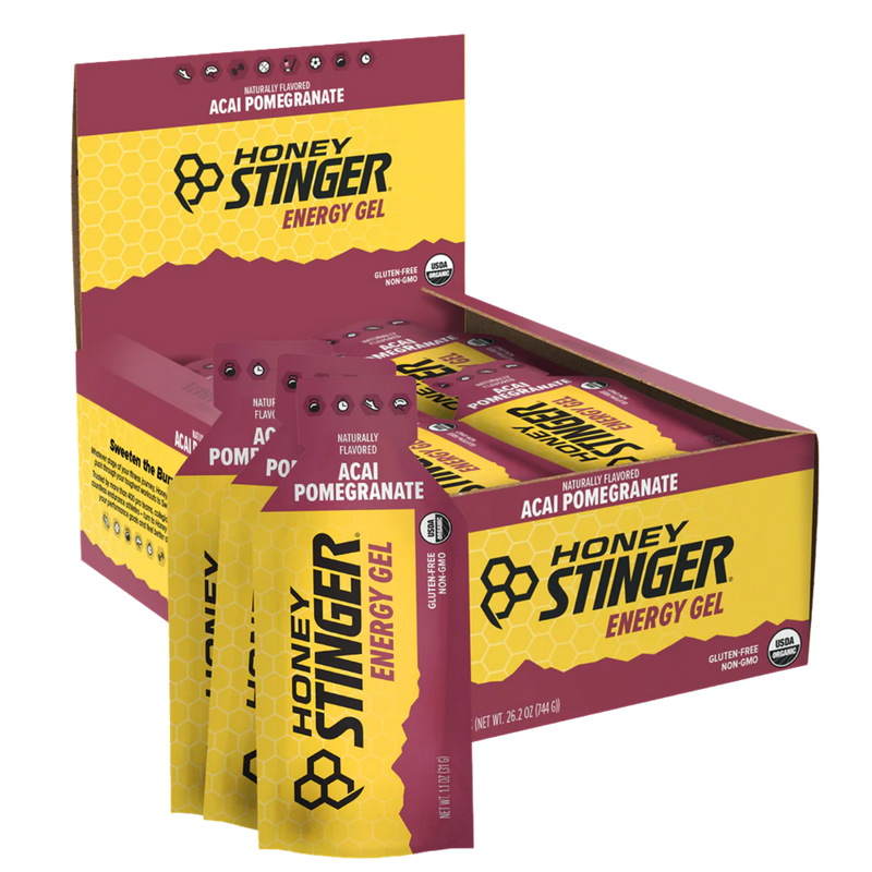 Load image into Gallery viewer, Honey Stinger Acai Pomegranate Energy Gel - 6 Pack