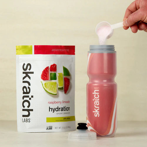Skratch Sport Hydration Drink Mix - Raspberry Limeade (50mg of Caffeine)