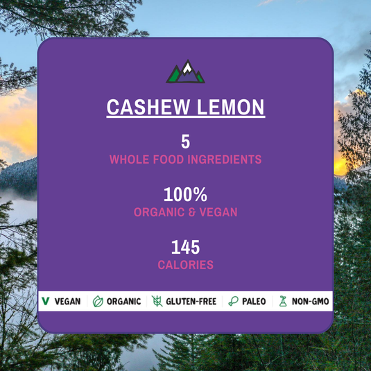 Cashew Vanilla Energy Gel lemon