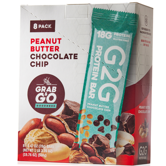 G2G Protein Bar - Peanut Butter Chocolate Chip 4/$14.99