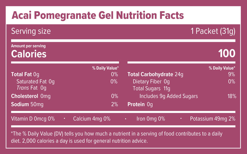 Load image into Gallery viewer, Honey Stinger Acai Pomegranate Energy Gel - 6 Pack