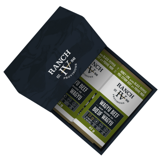 Ranch Provisions Wagyu Beef Bar - Honey Lime & Black Pepper 3 Pack
