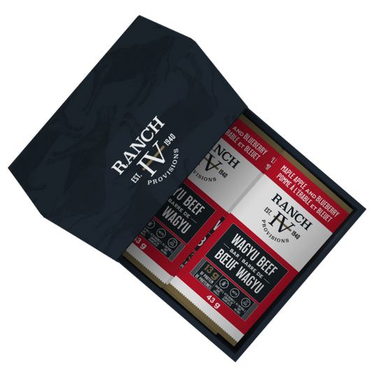 Ranch Provisions Wagyu Beef Bar - Maple Apple & Blueberry 3 Pack