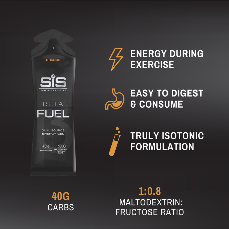 Load image into Gallery viewer, SiS Orange Beta Fuel Gels - 6 Pack