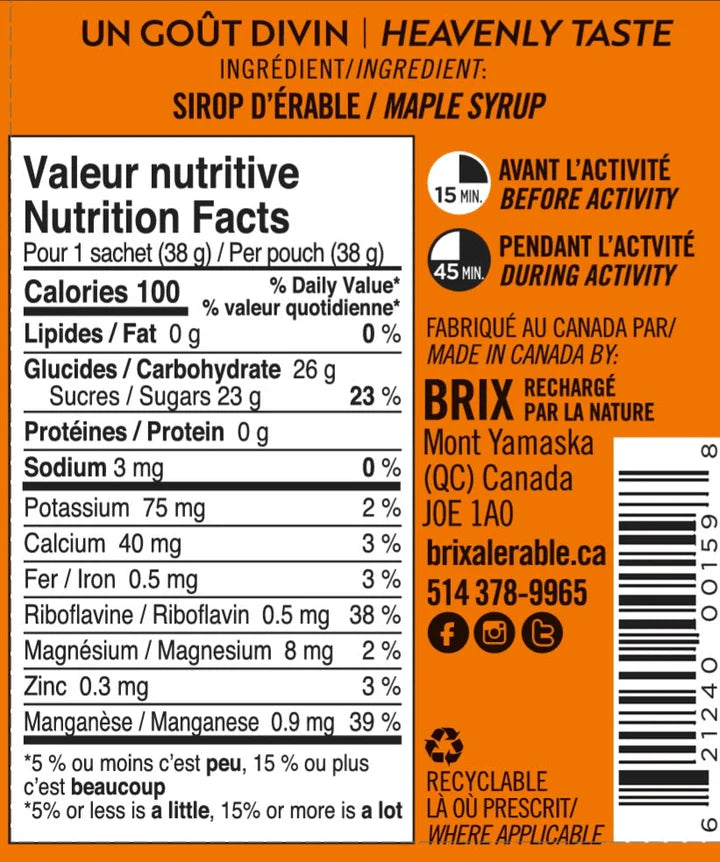 Load image into Gallery viewer, Brix Energy Gels 38g - 6 Gels