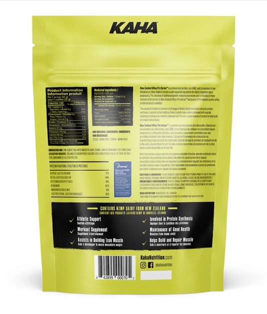 KAHA - NEW ZEALAND WHEY (ISOLATE) NATURAL 720g