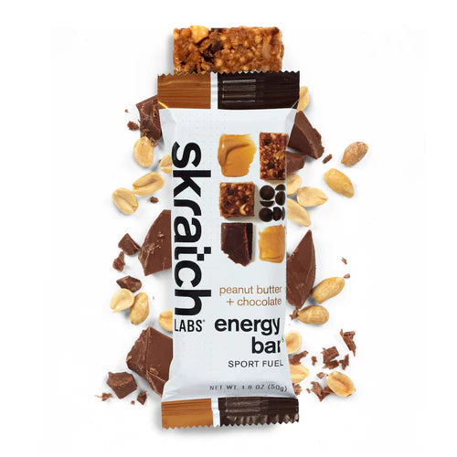 Skratch Energy Bar Sport Fuel - Peanut Butter + Chocolate 12 PACK