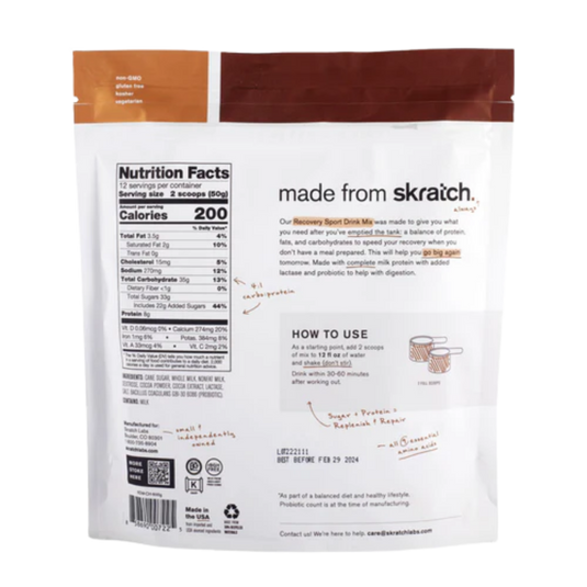 Skratch Recovery Sport Drink Mix - Chocolate