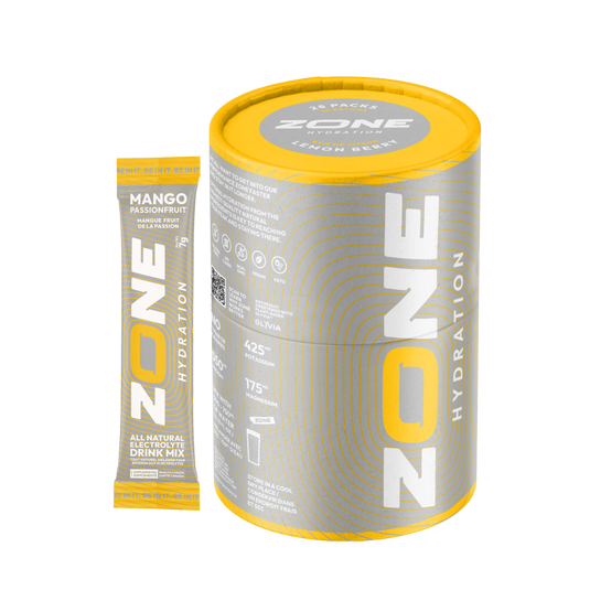 Zone Hydration - Mango Passionfruit 24 Stick Packs (PRE-ORDER)