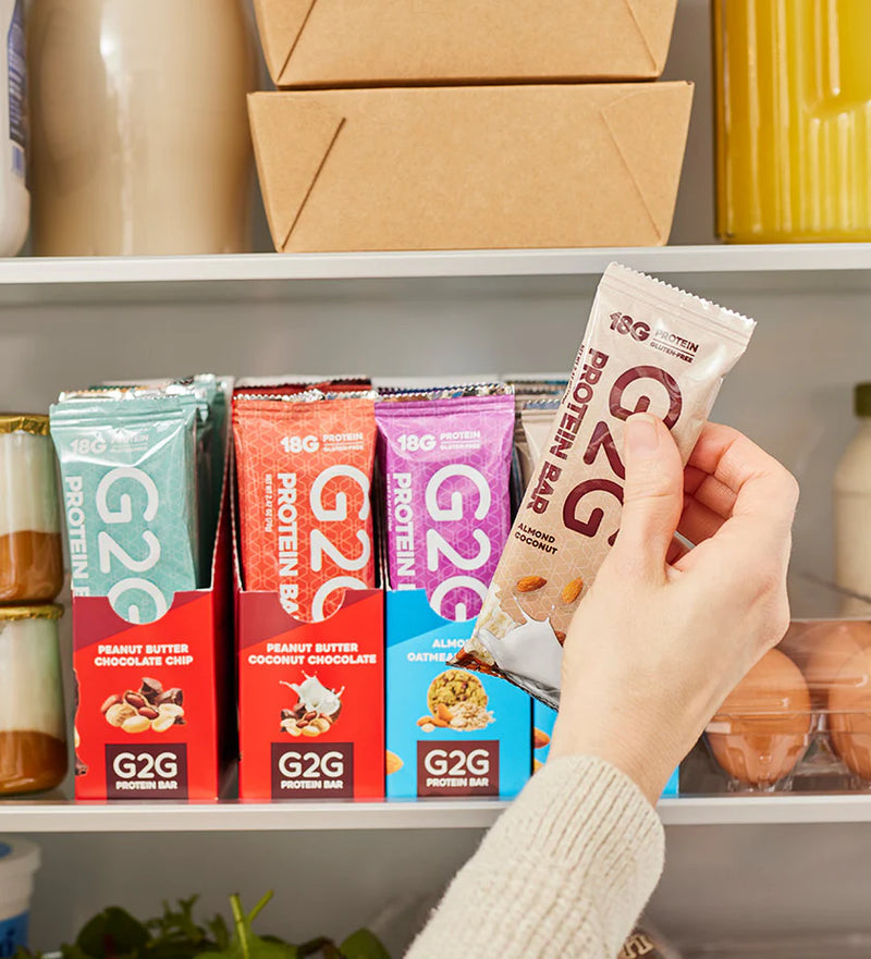 Load image into Gallery viewer, G2G Protein Bar - Almond Coconut Box of 8