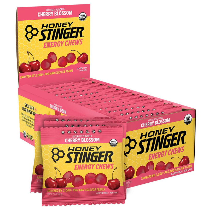 Load image into Gallery viewer, Honey Stinger Cherry Blossom Energy Chews - Box of 12