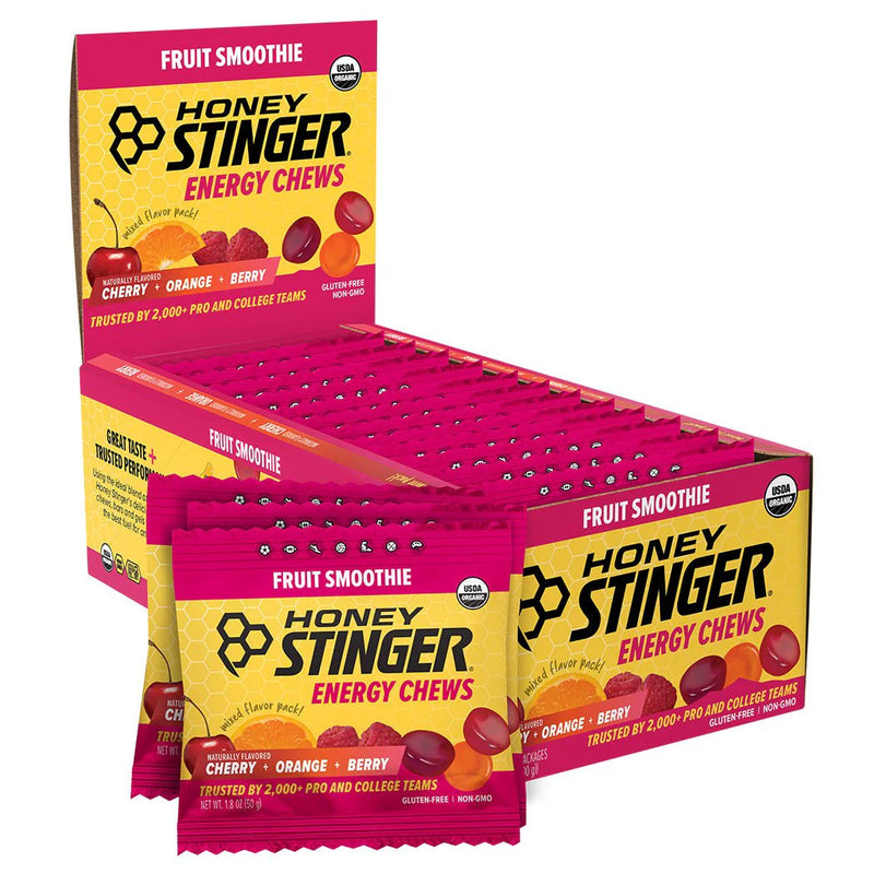 Load image into Gallery viewer, Honey Stinger Fruit Smoothie Energy Chews - Box of 12