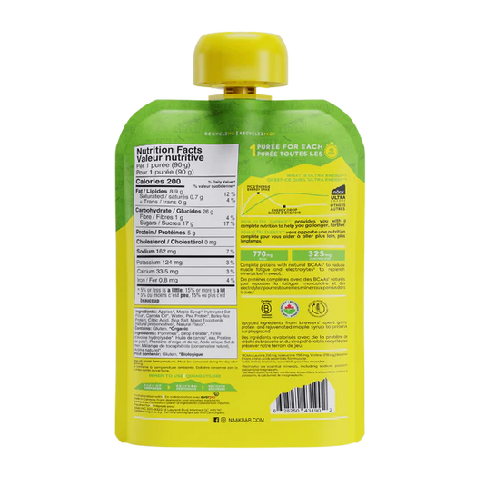 Näak Sweet Apple & Maple Syrup Energy Puree 3 pack