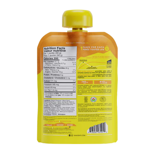 Naak Sweet Potatoes Butternut Squash Energy Puree 3 pack