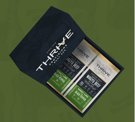 Thrive Provisions Wagyu Beef Bar - Honey Lime & Black Pepper 6 Pack/$33