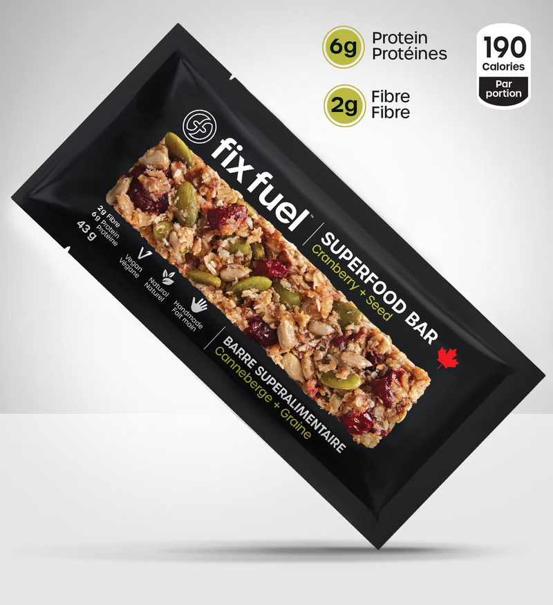 Load image into Gallery viewer, Fix Fuel - Cranberry Sead Superfood Bar (12pk)
