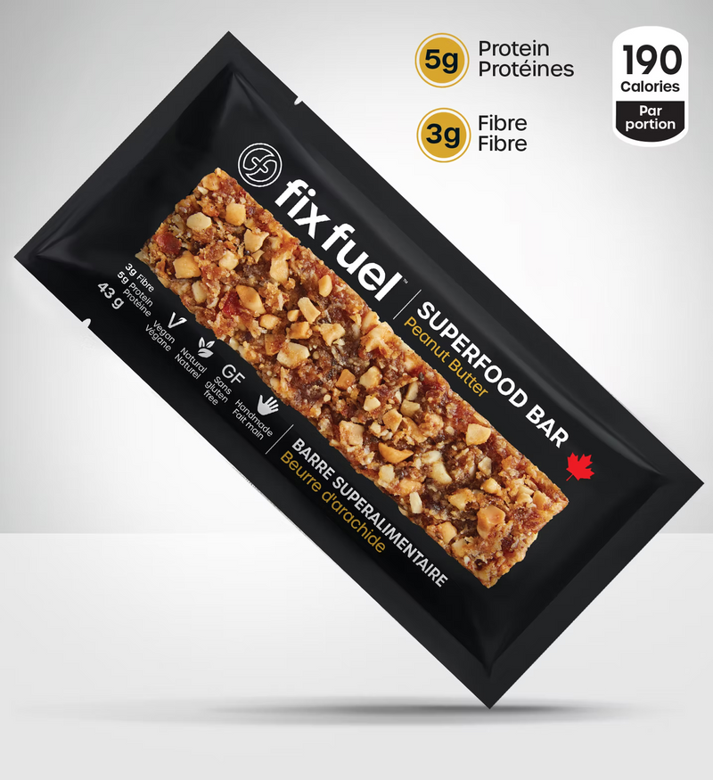 Load image into Gallery viewer, Fix Fuel - Peanut Butter Superfood Bar (12pk)

