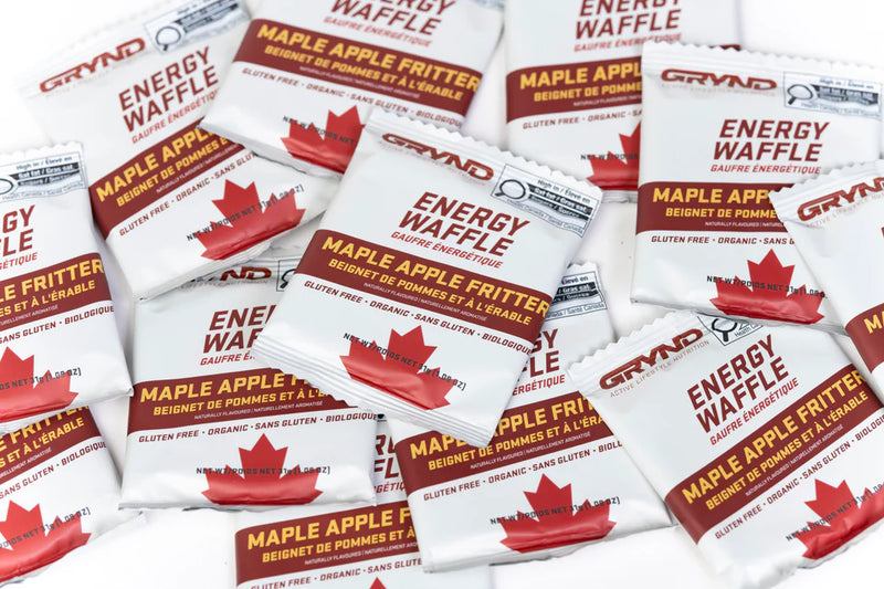 Load image into Gallery viewer, Grynd - GF Maple Apple Fritter Energy Waffle 12 Pack
