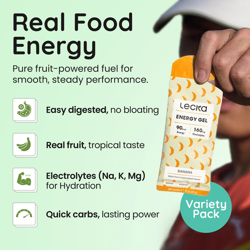 Load image into Gallery viewer, Lecka Energy Gels - Variety 12 Pack
