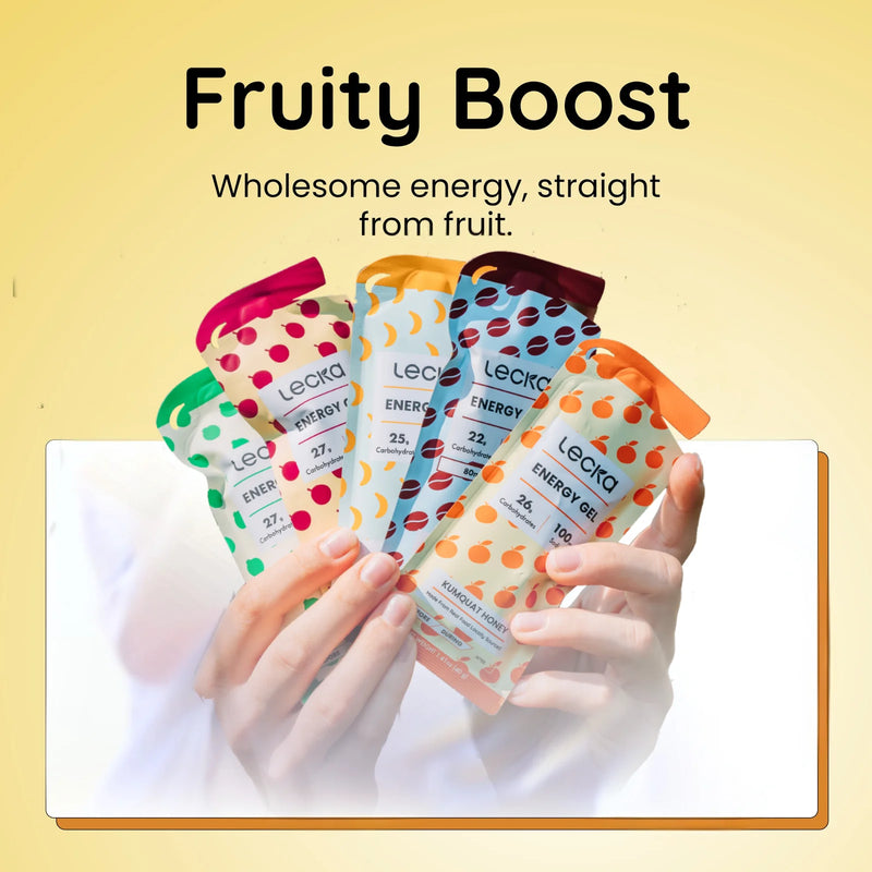 Load image into Gallery viewer, Lecka Energy Gels - Banana 12 Pack
