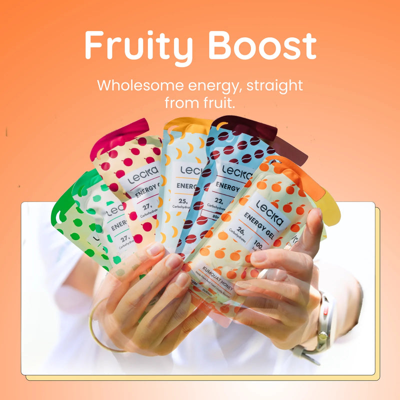 Load image into Gallery viewer, Lecka Energy Gels Kumquat Honey - 12 Pack
