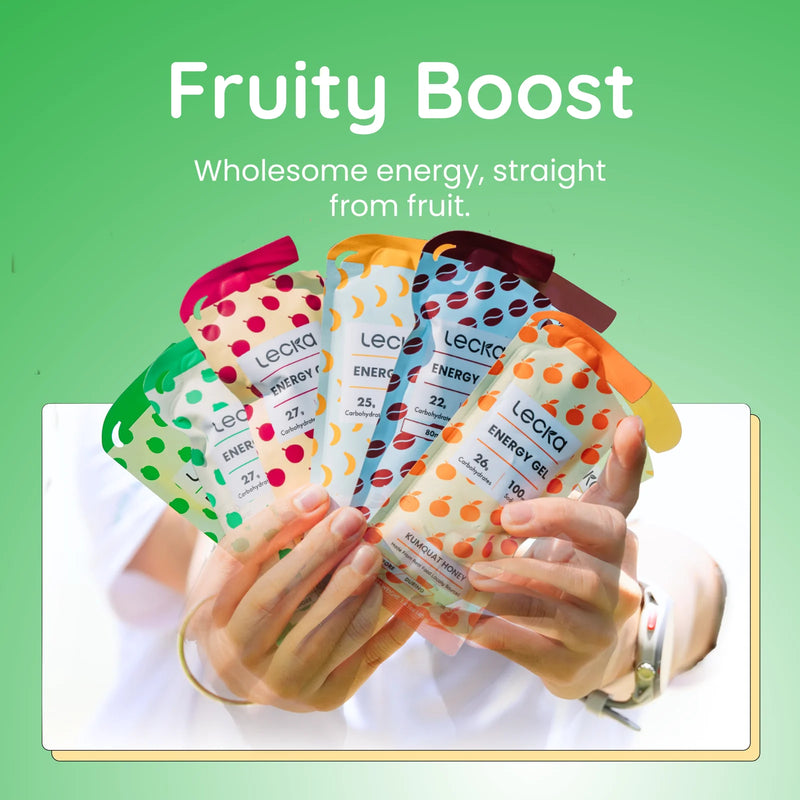 Load image into Gallery viewer, Lecka Energy Gel - Lime Ginger 12 Pack
