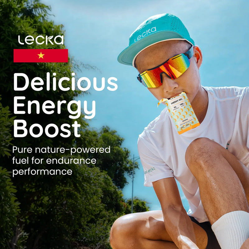 Load image into Gallery viewer, Lecka Energy Gels - Banana 12 Pack
