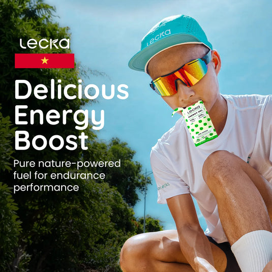 Lecka Energy Gel - Lime Ginger 12 Pack