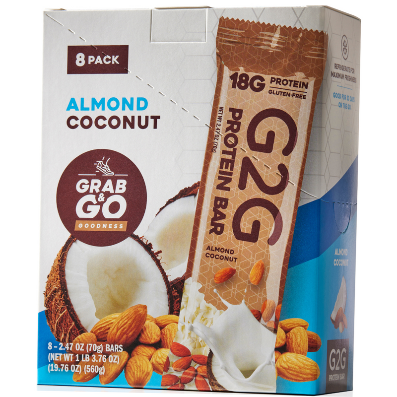 Load image into Gallery viewer, G2G Protein Bar - Almond Coconut 4/$14.99
