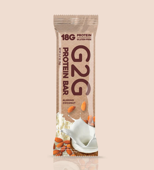 G2G Protein Bar - Variety Pack, Box of 8