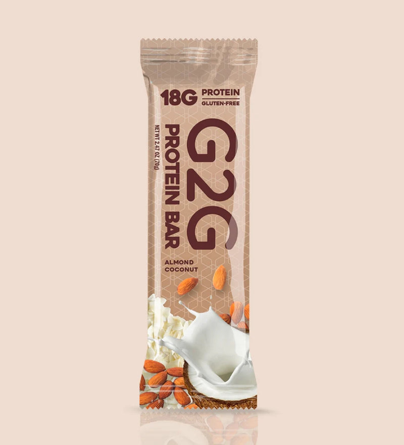 Load image into Gallery viewer, G2G Protein Bar - Almond Coconut 8/$29.99
