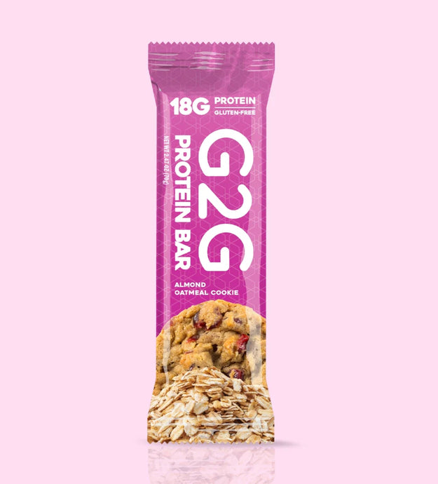 G2G Protein Bar - Almond Oatmeal Cookie Box of 8