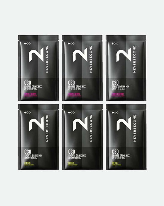Neversecond C30 Sports Drink Variety Pack - 6 Unit pack