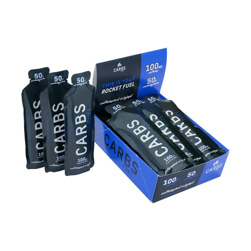Load image into Gallery viewer, Carbs Fuel CAFFEINATED Original 50g Energy Gels
