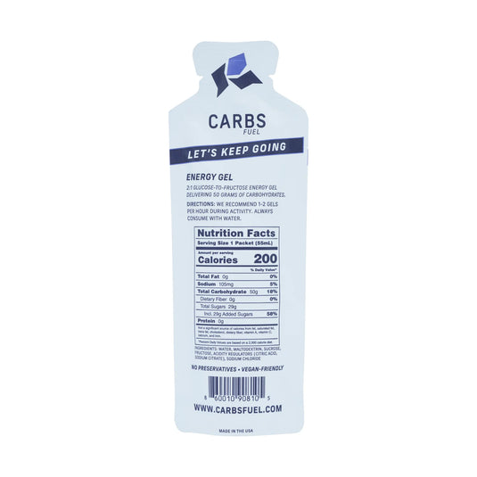Carbs Fuel Original 50g Energy Gels
