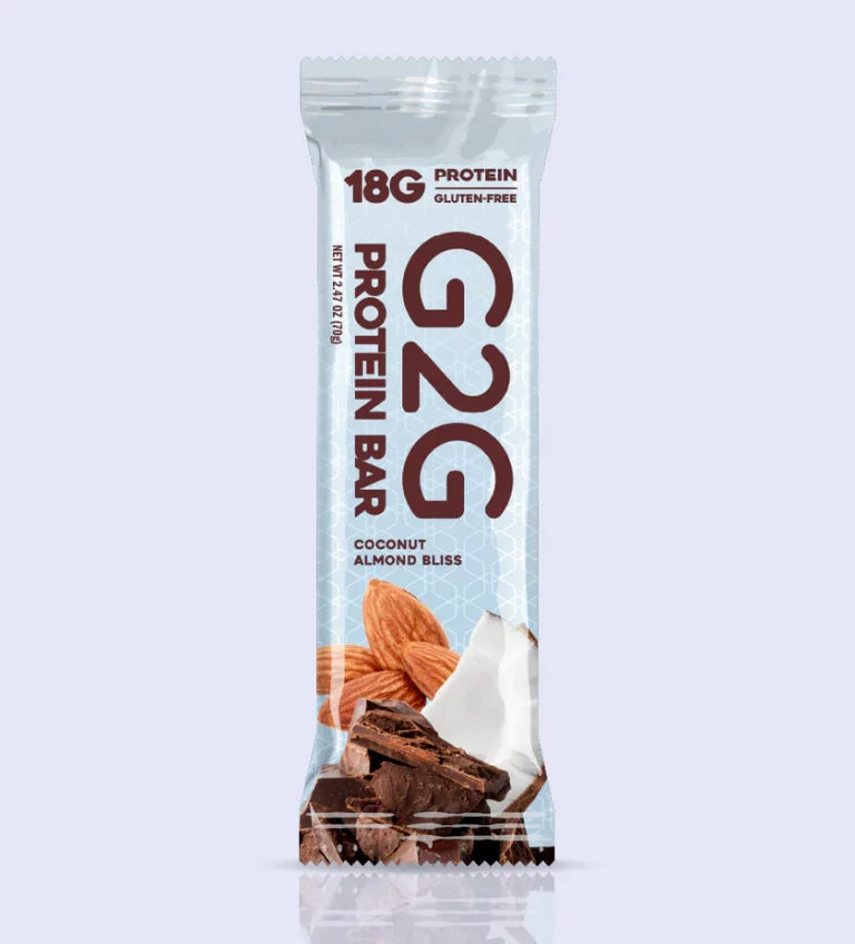 Load image into Gallery viewer, G2G Protein Bar - Coconut Almond Bliss Box of 8
