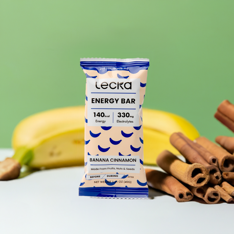 Load image into Gallery viewer, Lecka Energy Bar - Banana Cinnamon 12 Pack
