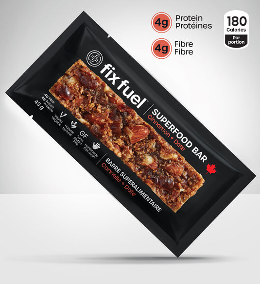 Fix Fuel - Cinnamon Date Superfood Bar (12pk)