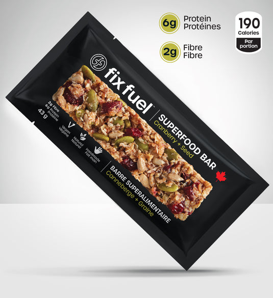 Fix Fuel - Cranberry Sead Superfood Bar (12pk)