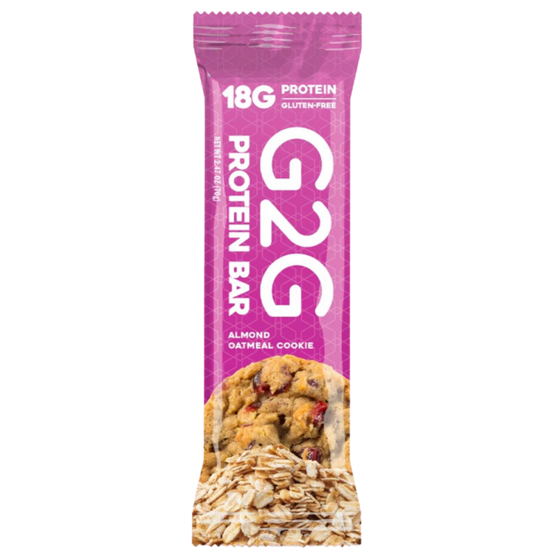 Load image into Gallery viewer, G2G Protein Bar - Almond Oatmeal Cookie Box of 8
