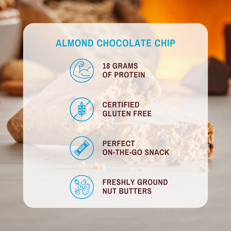 Load image into Gallery viewer, G2G Protein Bar - Almond Chocolate Chip 8/$29.99
