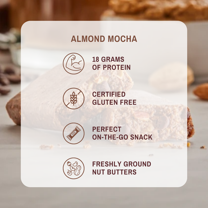 Load image into Gallery viewer, G2G Protein Bar - Almond Mocha Box of 8
