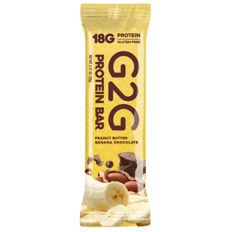 Load image into Gallery viewer, G2G Protein Bar - Peanut Butter Banana Chocolate Box of 8
