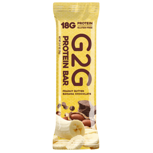 G2G Protein Bar - Peanut Butter Banana Chocolate Box of 8