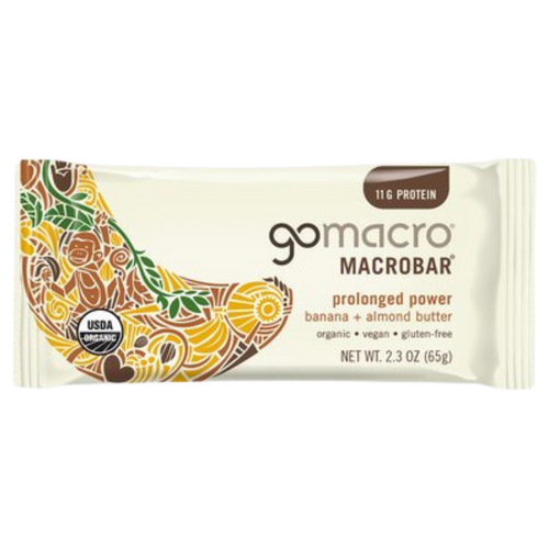 GoMacro Macrobar - Banana + Almond Butter Box of 12